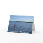 congratulations "it's a buoy" greeting card