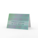 Congratulations Job pastel teal cards by DonnasGreetingCards Congratulations Job pastel teal cards