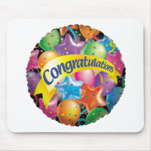 Congratulations.jpg Mouse Pads