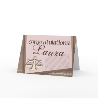 Congratulations Law School Graduate Cards