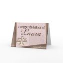 Congratulations Law School Graduate cards