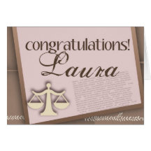 Congratulations Law School Graduate Cards