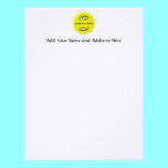Congratulations letterhead