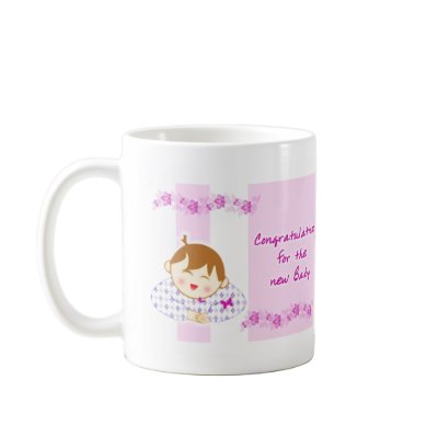 Congratulations New Baby Coffee Mug by fluffzappy