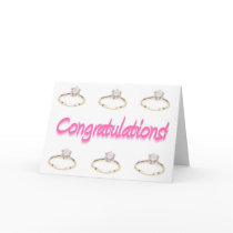 Congratulations New Engagement Paper Card by icansketchu Congratulations New Engagement Paper Card