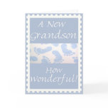 congratulations on your grandson greeting card,