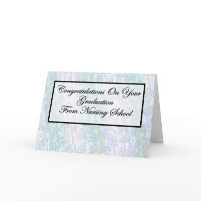 Congratulations Nursing School Graduation Greeting Cards by TheStampStore