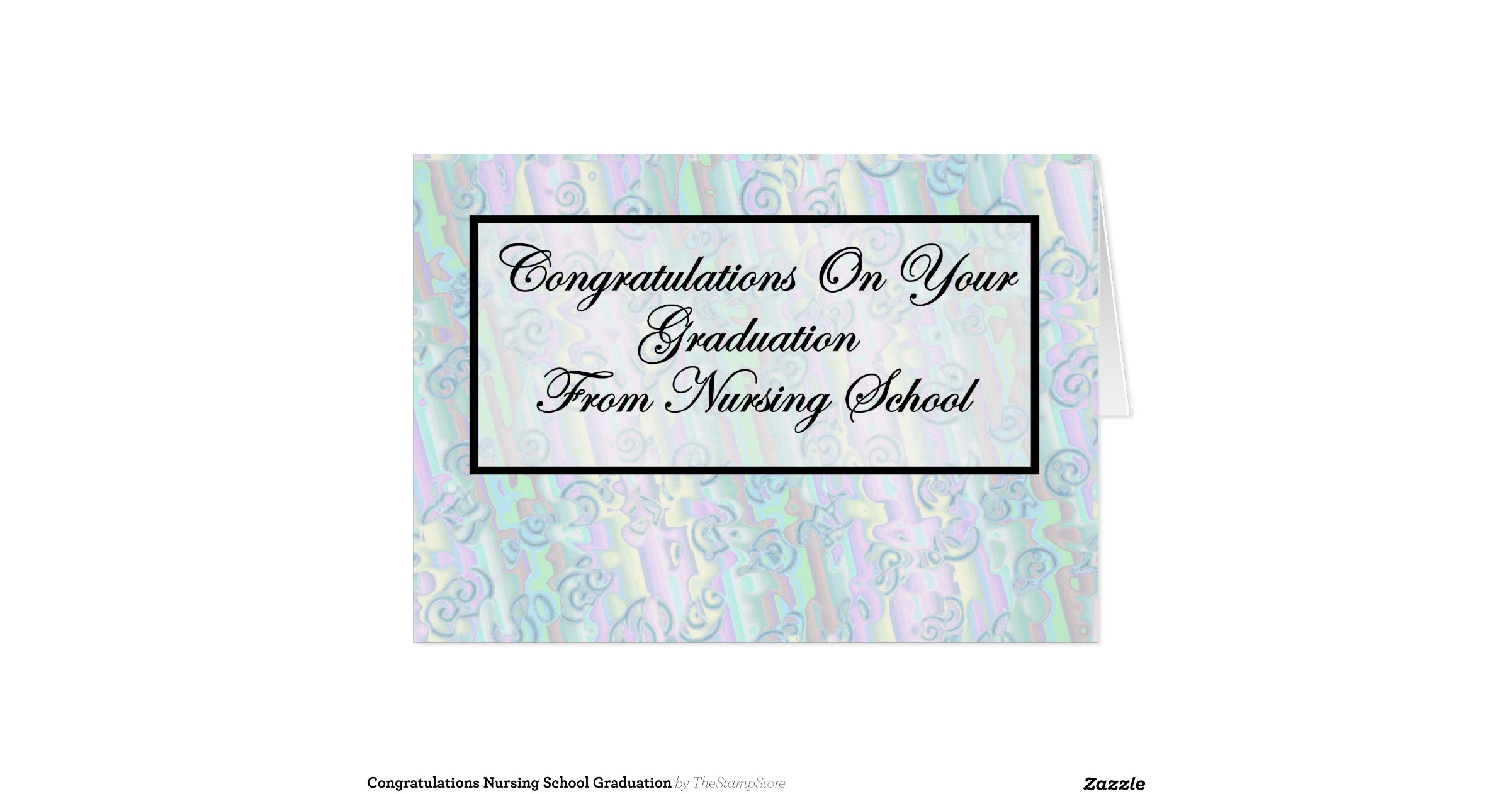 Congratulations Nursing School Graduation Greeting Card | Zazzle
