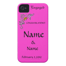 Congratulations of Engagement iPhone 4 Case