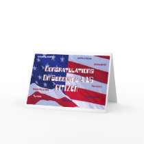 Congratulations On Becoming A US Citizen Card