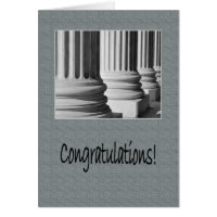 Congratulations on Graduating from Law School Greeting Card