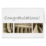 Congratulations on Graduating from Law School Greeting Card