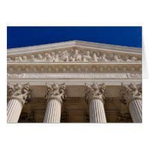 Congratulations on Law Degree Supreme Court Greeting Cards