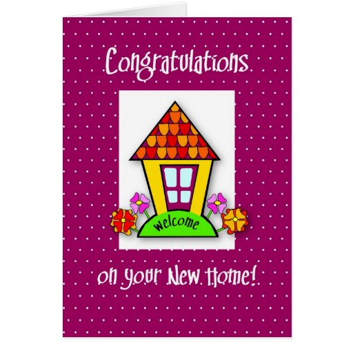 Congratulations New Home Cards, Congratulations New Home Card Templates, Postage, Invitations ...