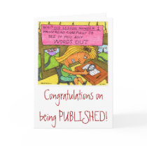 Congratulations on Publication! Card