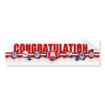 Congratulations on Republican win, bumper sticker!