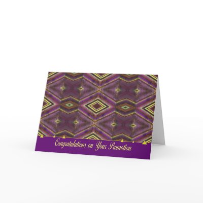 Congratulation Promotion Card