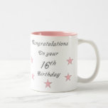 Congratulations On your 16th Birthday Mug