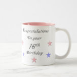Congratulations On your 16th Birthday Mug