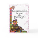 Congratulations on your baby girl ! cards