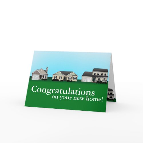 Congratulations on your new home cards card