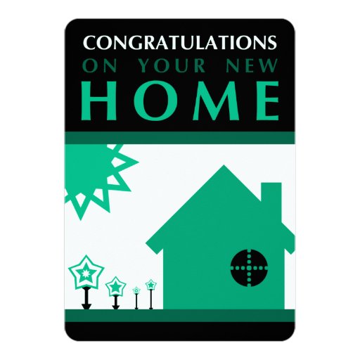 congratulations on your new home green shapes card zazzle congratulations on your new home green shapes card zazzle