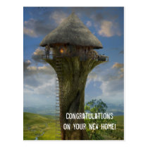 congratulations on your new home, new, home, congratulations, personalized, buyer, cute, congratulation, custom, notes, house, modern, realtors, real, estate, from, greeting, address, cards, Postcard with custom graphic design
