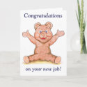 Congratulations on Your New Job Card card