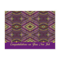 congratulations on your new job postcards