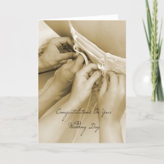 Congratulations On Your Wedding Day card