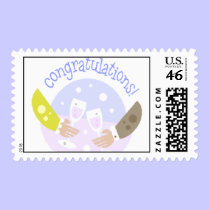 Congratulations Postage Stamp stamps