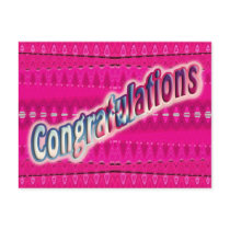Congratulations postcards