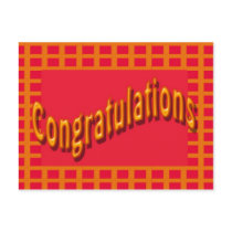 congratulations postcards