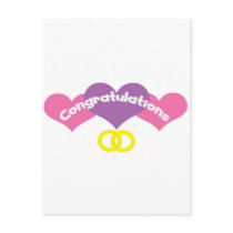 Congratulations postcards