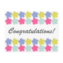 Congratulations! postcards by Karelia Congratulations! postcards