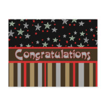 Congratulations postcards