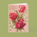 Congratulations Roses Greeting Cards