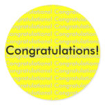 Congratulations! sticker