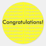 Congratulations! sticker