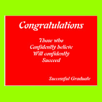 Congratulations successful graduate postcards postcards