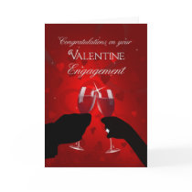 Congratulations Valentine's Day Engagement cards