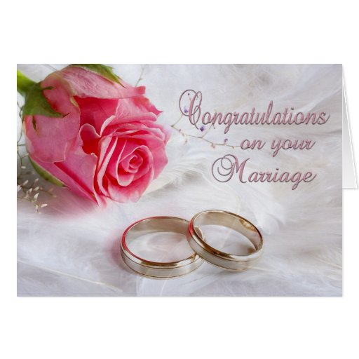 Congratulations Wedding Marriage Cards Zazzle 3273