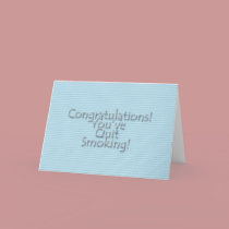 Congratulations You've Quit Smoking! cards by Perlyyyy Congratulations You've Quit Smoking! cards