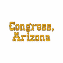 Congress, Arizona embroidered shirts