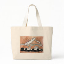 Congress Avenue Bats Canvas Bag