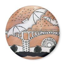 Congress Avenue Bats Fridge Magnets