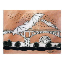 Congress Avenue Bats Post Card