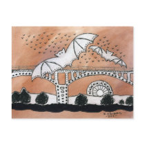 Congress Avenue Bats Post Card