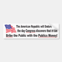 Congress-Bribe Bumper Sticker