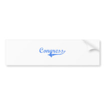 Congress New Jersey Classic Design Bumper Stickers